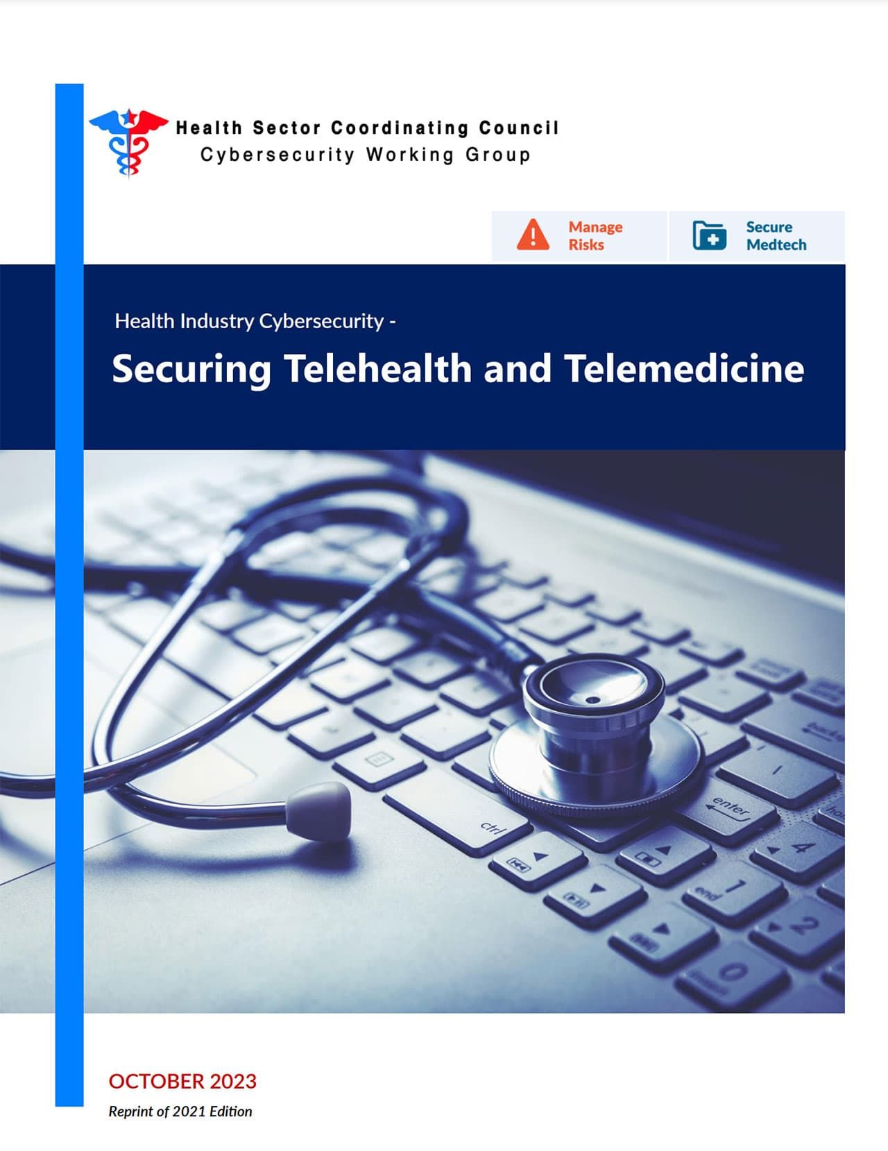 Health Industry Cybersecurity – Securing Telehealth and Telemedicine (HIC-STAT)