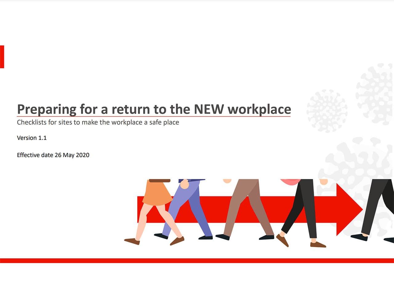 Sample Return To Workplace Guidance Deck